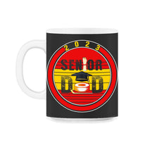 Load image into Gallery viewer, 2023 Senior Hockey Player Dad Graduation Grad Gift T Shirt - 11oz Mug - Black on White
