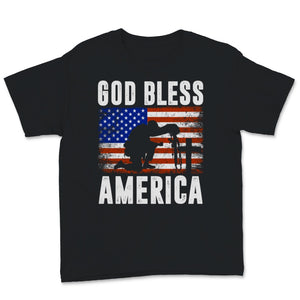 God Bless America USA American Flag 4th of July Patriotic Veteran