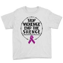 Load image into Gallery viewer, Domestic Violence Awareness Stop Violence End The Silence Purple
