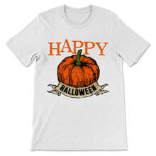 Load image into Gallery viewer, Happy Halloween Costume Vintage Pumpkin Horror Scary Fall Celebration
