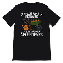 Load image into Gallery viewer, T shirt poule jardin homme cadeau jardinier femme retraite
