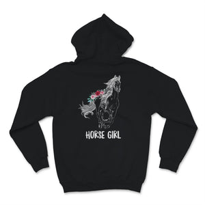 Horse Girl Floral I Love My Horses Racing Riding Equestrian