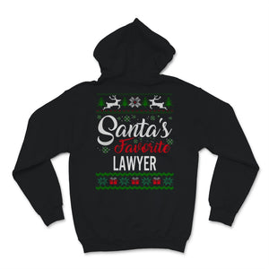 Santas Favorite Lawyer Christmas Ugly Sweater