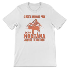 Load image into Gallery viewer, Glacier National Park Shirt, Glacier National Park Montana Moose
