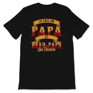 Père Tee Shirt Je Suis Un Papa Et Beau Papa Qui Déchire Cadeau Pour