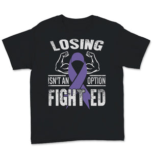 Eating Disorder Recovery Shirt Losing Isn't Option Fight Ed Purple