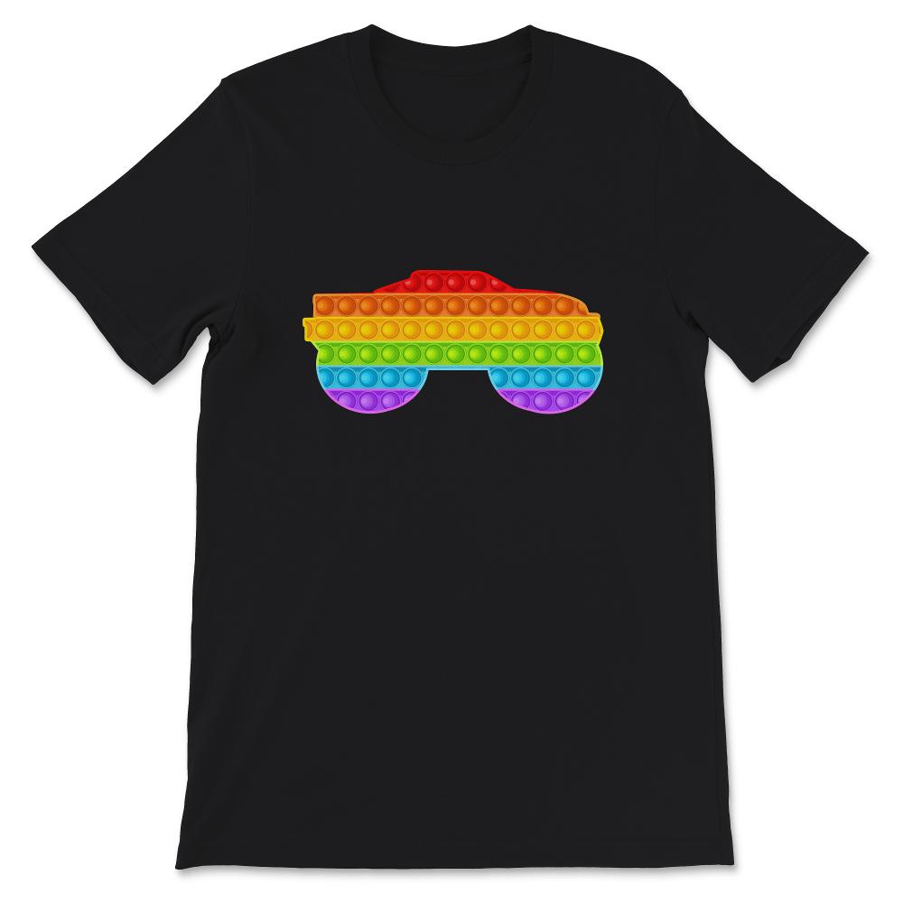 ADHD Truck Lover Shirt, Kids Pop It Fidget Lover, ADHD Awareness Gift