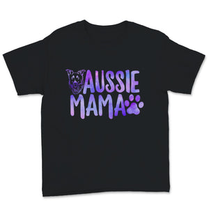 Aussie Mama Shirt Funny Australian Shepherd Herding Dog Mom Dad Gift