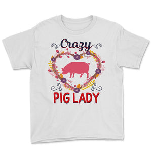 Crazy Pig Lady, Farm Animals Lover, Spirit Animal, Pig Lover Gift,