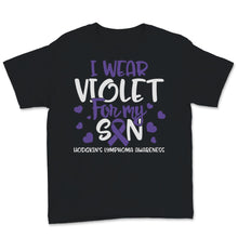 Load image into Gallery viewer, I Wear Violet For My Son Hodgkin&#39;s Lymphoma Cancer Awareness Violet
