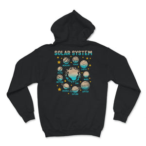 Solar System Shirt, Outer Space Cosmic Clothing, Solar System, Dwarf