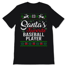 Load image into Gallery viewer, Santas Favorite Baseball Player Christmas Ugly Sweater
