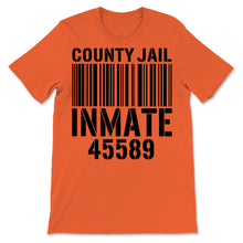 Load image into Gallery viewer, Halloween County Jail Inmate 45589 #45589 Prisoner Bar Code Costume
