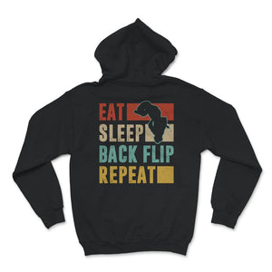 Vintage Eat Sleep Back Flip Repeat, Back Flip Shirt, Parkour Shirt,