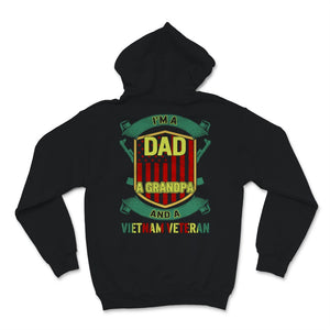 I'm Dad Grandpa And Vietnam Veteran Vintage USA Flag Veteran's Day