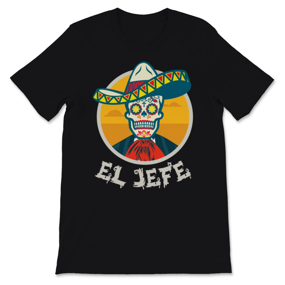 El Jeff El Dia de Los Muertos Day of the Dead Sugar Skull Mexican Hat