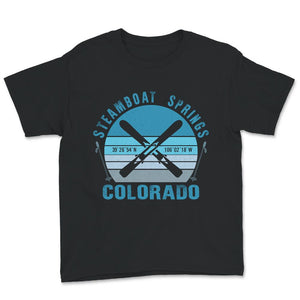 Steamboat Colorado Shirt, Graphic Ski Equipment Tee, Snowboarding