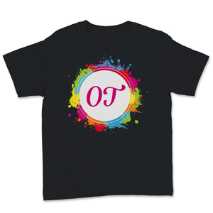 OT Month Cute Colorful Circle  Occupational Therapy Therapist