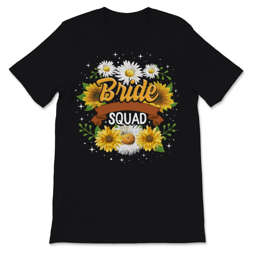 Bride Squad Shirts Bridesmaid Matching Tees Bachelorette Party