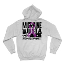 Load image into Gallery viewer, Migraine Awareness Not Just A Headache Purple Ribbon Warrior Gift
