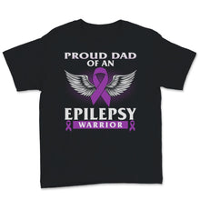 Load image into Gallery viewer, Epilepsy Awareness Proud Of Dad An Seizure Disorder Warrior Purple

