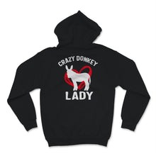Load image into Gallery viewer, Donkey Mom Shirt Crazy Donkey Lady Funny Animal Lover Outfit Vintage
