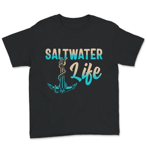 Saltwater Life Shirt, Saltwater, Freshwater, Fishing Life, Fisher