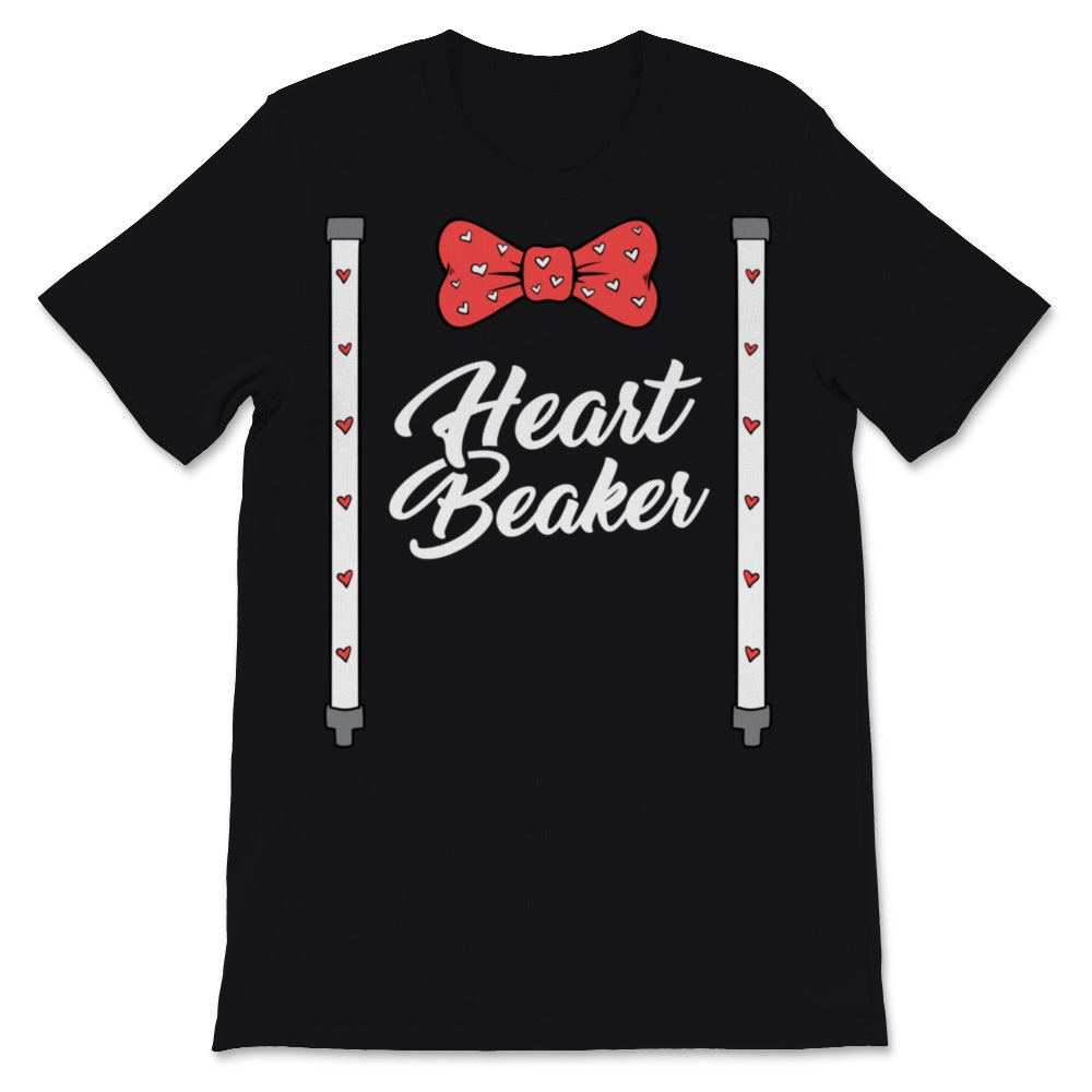 Kids Valentine Shirt Heartbreaker Valentines Day Gift For Boys