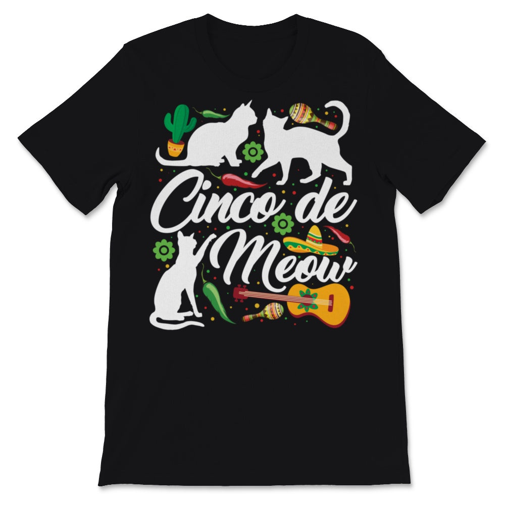 Cinco De Meow Happy Cinco De Mayo Mexican Fiesta Kawaii Cat Kitten