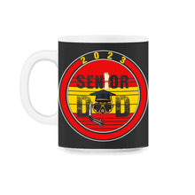 Load image into Gallery viewer, 2023 Senior Diver Dad Graduation Grad Gift T Shirt - 11oz Mug - Black on White
