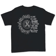 Load image into Gallery viewer, Alone We Are Rare Together We Are Strong Rare Disease Awareness Shirt
