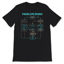 Load image into Gallery viewer, Problemlösungs-Shirt für Männer, Problemlösungs-Flussdiagramm,
