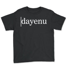 Load image into Gallery viewer, Dayenu Shirt, Jewish Holiday Seder Gift, Enough Song Jews Passover - Youth Tee - Black
