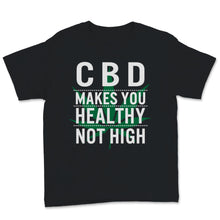 Load image into Gallery viewer, CBD Makes You Healthy Not High Cannabidiol CBD Oil Awareness Gift
