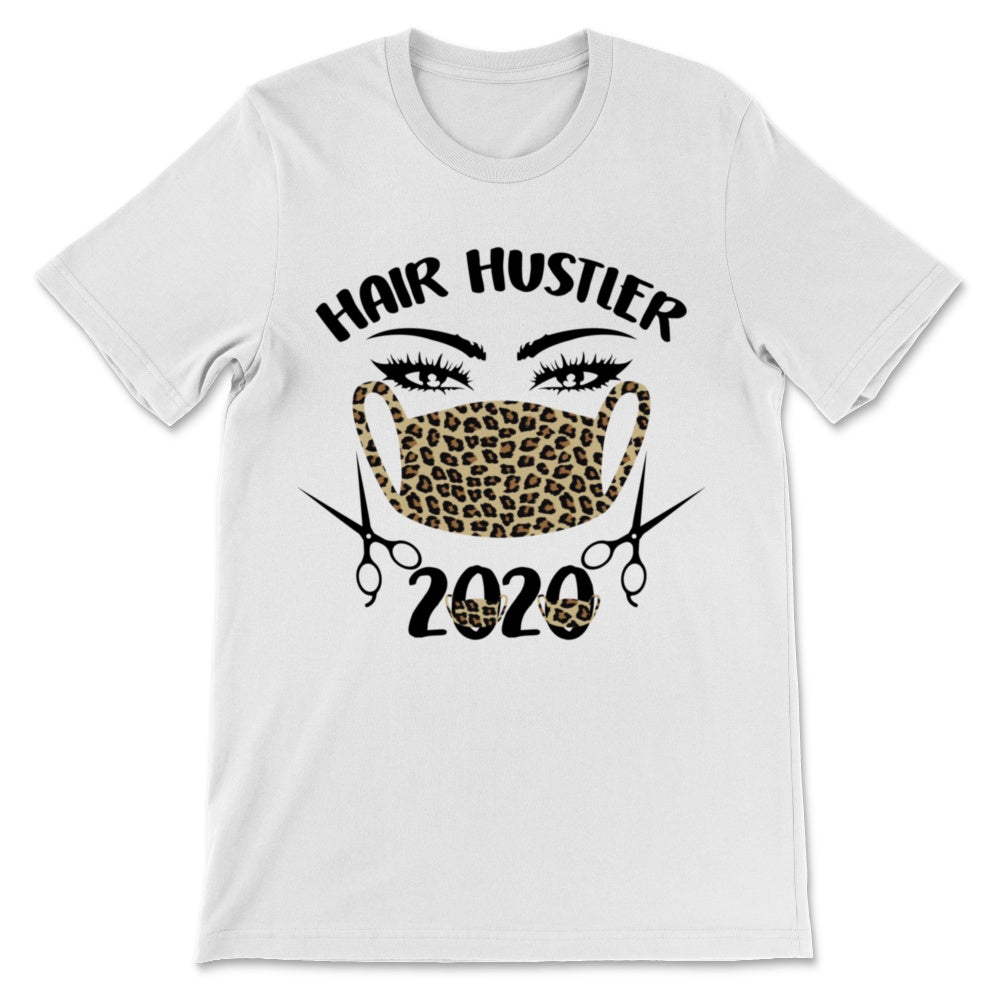 Hair Hustler 2020 Hairstylist Hairdresser Salon Leopard Pattern Face