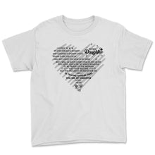 Load image into Gallery viewer, To My Daughter Love Heart Romantic Support Letter From Mom Mother

