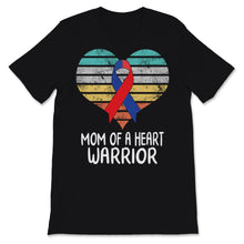Load image into Gallery viewer, Mom Of A Heart Warrior CHD Awareness Vintage Ribbon Heart Bypass
