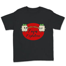 Load image into Gallery viewer, Vegan Shirt, Cute Tofu Fighters, Funny Tofu Lover, Martial arts,
