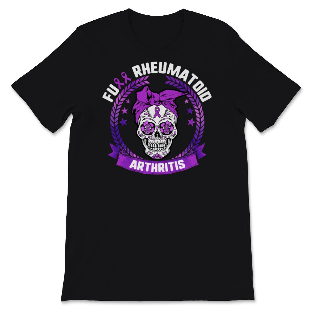 Rheumatoid Arthritis Awareness Shirt, Fuck RA Tshirt, Blue and Purple
