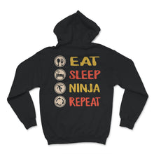 Load image into Gallery viewer, Ninja Shirt, Vintage Eat Sleep Ninja Repeat, Ninja Shirts For Kids,
