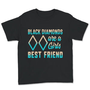 Double Black Diamond Shirt, Black Diamonds Are Girls Best Friend,