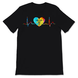 Nurse Week Love Heartbeats Nursing Symbol Women CNA Gift