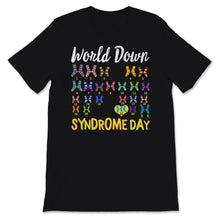 Load image into Gallery viewer, World Down Syndrome Day Awareness Shirt T21 Trisomy Blue And Yellow
