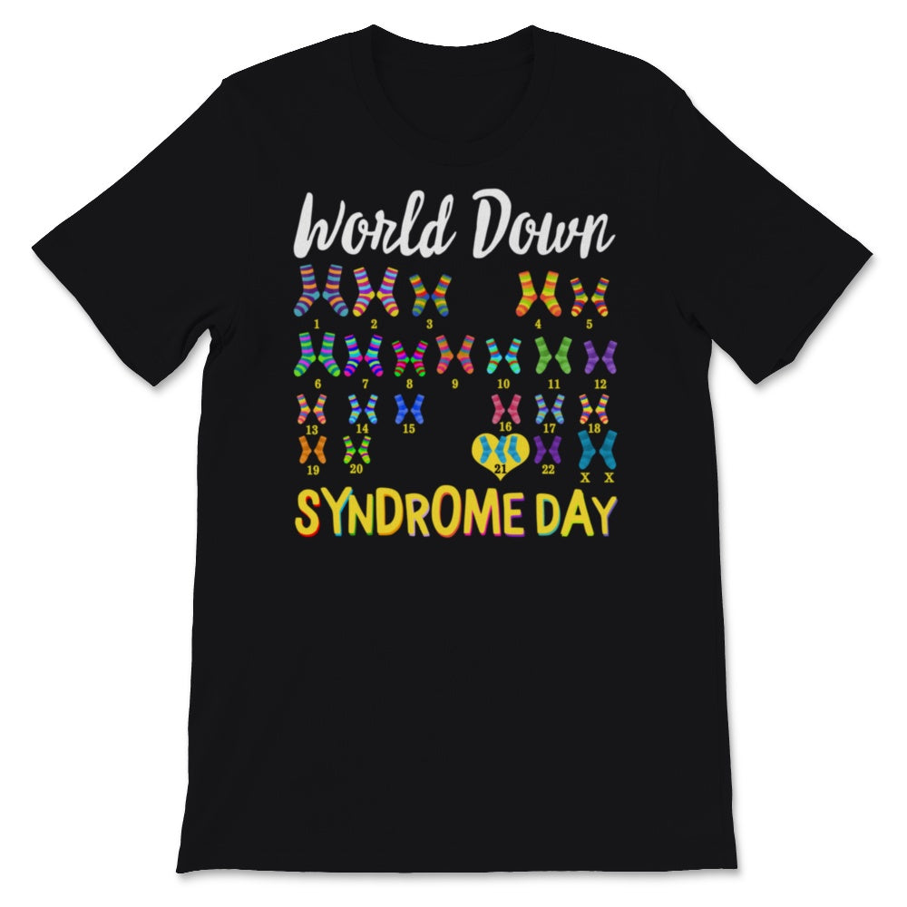 World Down Syndrome Day Awareness Shirt T21 Trisomy Blue And Yellow