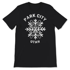 Park City Utah Shirt, Park City Snowflakes Snowboarding Lover Gift,