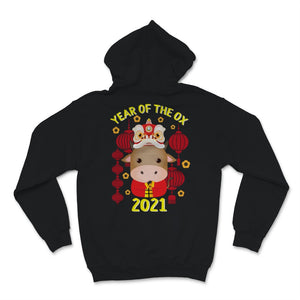 Year Of The Ox 2021 Happy Chinese New Year Shirt Cute Ox Zodiac Gifts