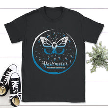 Load image into Gallery viewer, Hashimoto's Disease Awareness, Hashimoto Thyroid Disease Ribbon Shirt - Unisex T-Shirt - Black
