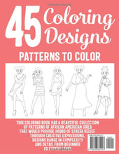 Load image into Gallery viewer, Fashion Coloring Book for Brown Girls: African American Kids black Girl Magic Coloring Books
