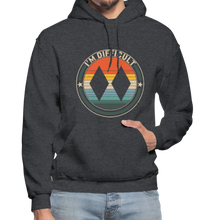 Load image into Gallery viewer, I'm Difficult, Double Black Diamond Shirt, Ski Snowboarding Lover, Double Black Diamond Ski Track, Snowboarding Experts Gift Gildan Heavy Blend Adult Hoodie - charcoal gray
