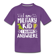 Military Kid Bloom Toddler Premium T-Shirt